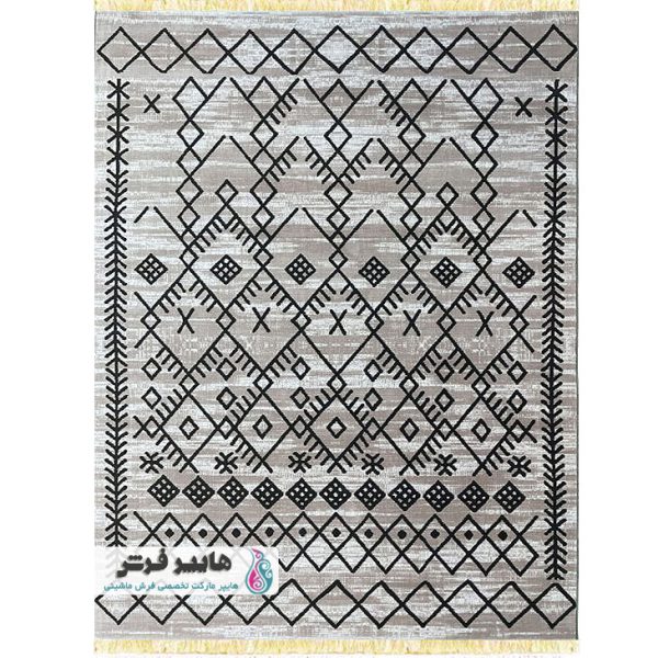 فرش سیزان طرح مراکشی کد 41063