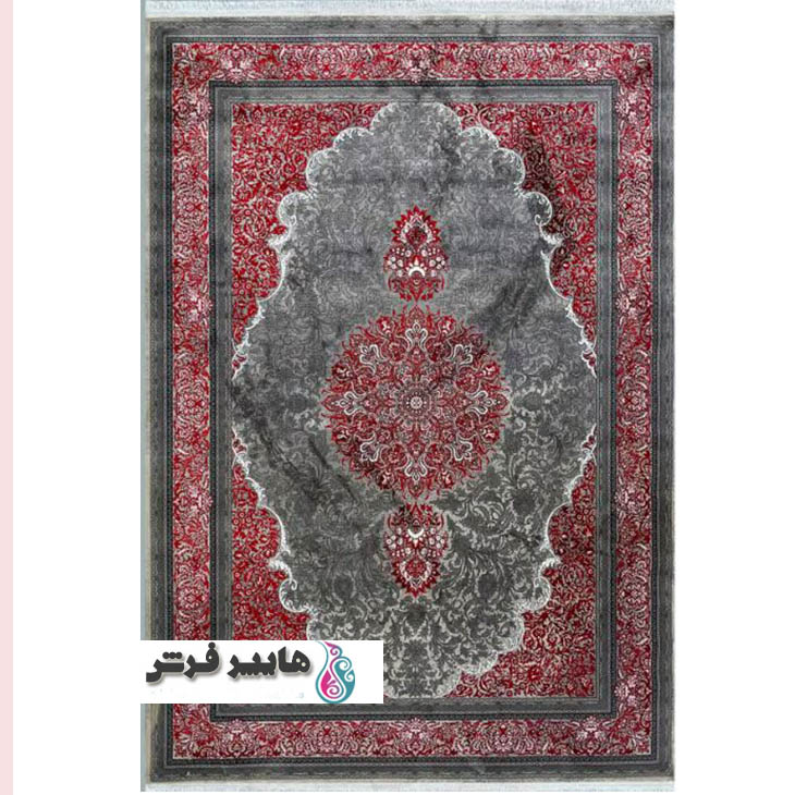 73121 DL فرش قرمز لچک و ترنج کد 73121DLکلسیون سیزان - Image 1