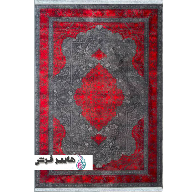 73134 ZL فرش قرمز مدرن کد 73134ZLکلسیون سیزان - Image 1