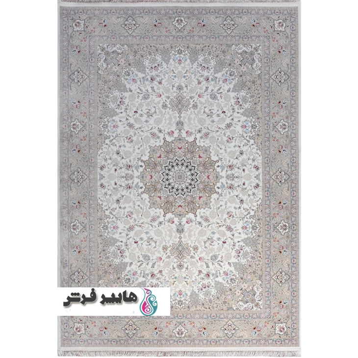 0 فرش نگین مشهد طرح پنبه سفید - Image 1