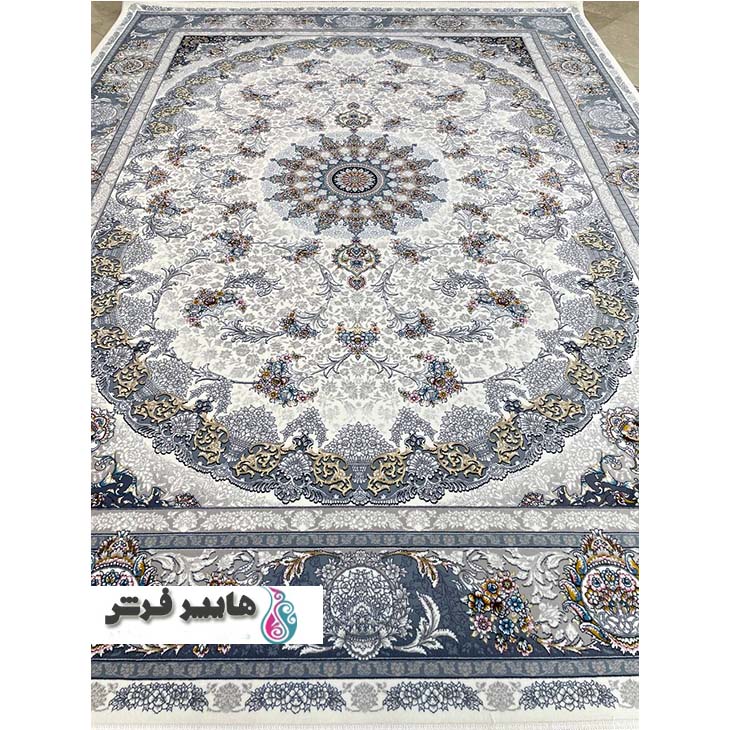 1 فرش نگین مشهد طرح ماهان کرم - Image 1