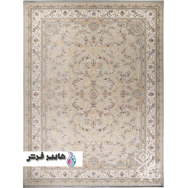 ایریس-کرم فرش قیطران طرح آیریس زمینه کرم - Image 1