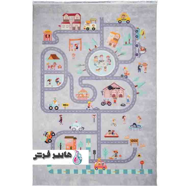 طرح خیابان فرش کودک طرح خیابان کد 101270 - Image 1